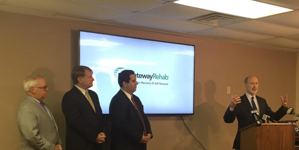 State officials announcing opioid crisis funding