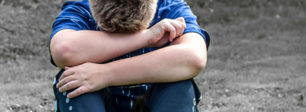 Child looking unhappy