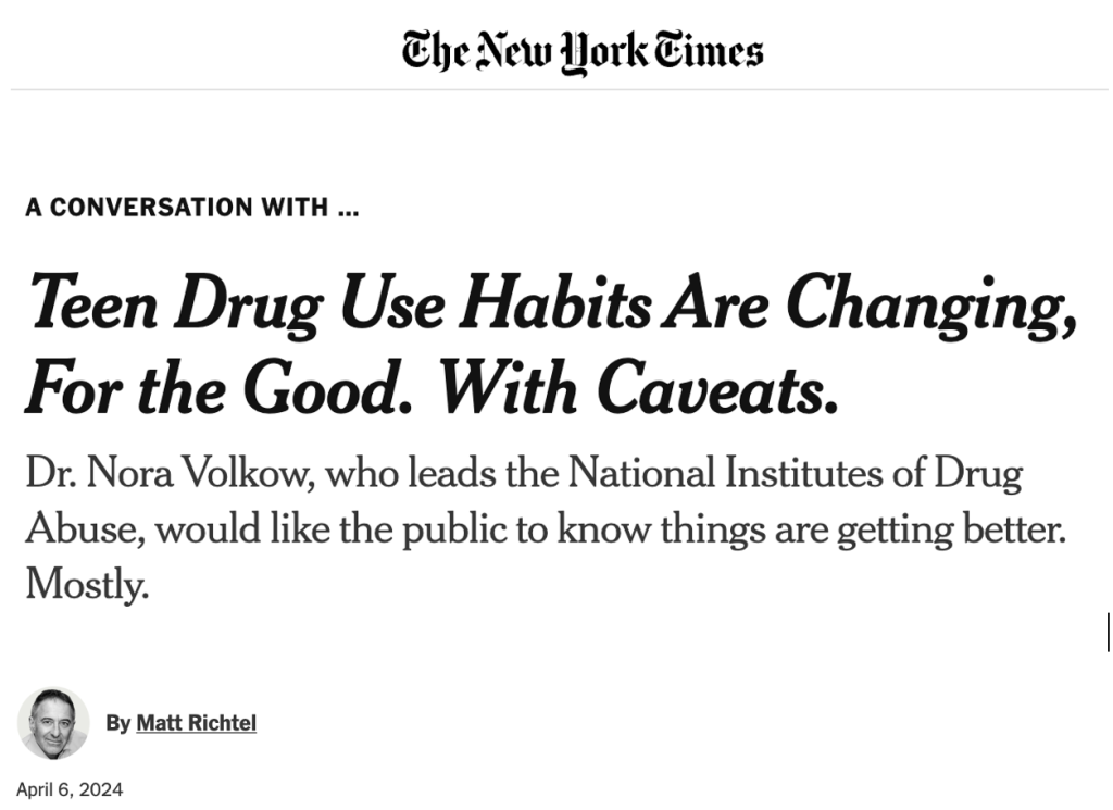 New York Times headline