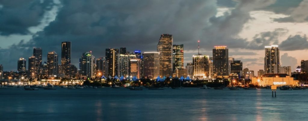 Florida coastal cityscape