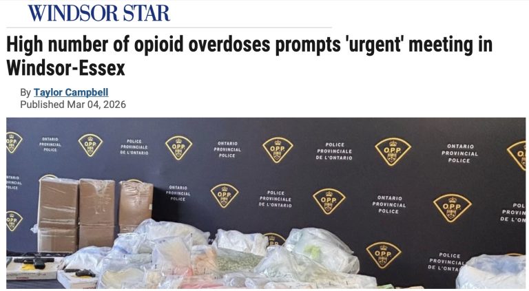 News headline from Windsor, Canada