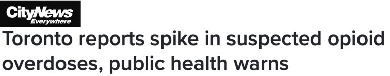 Toronto news headline