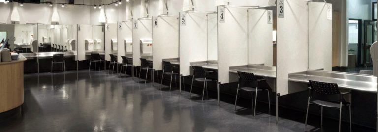 image from inside a supervised consumption site