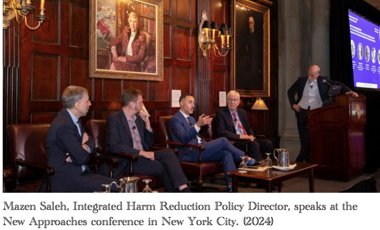 An R Street think tank member giving a talk